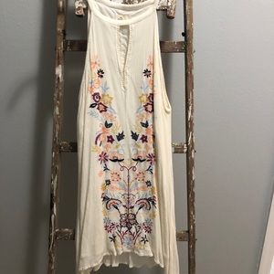 Boho/beachy halter dress